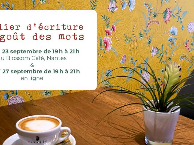 atelier écriture nantes gout des mots