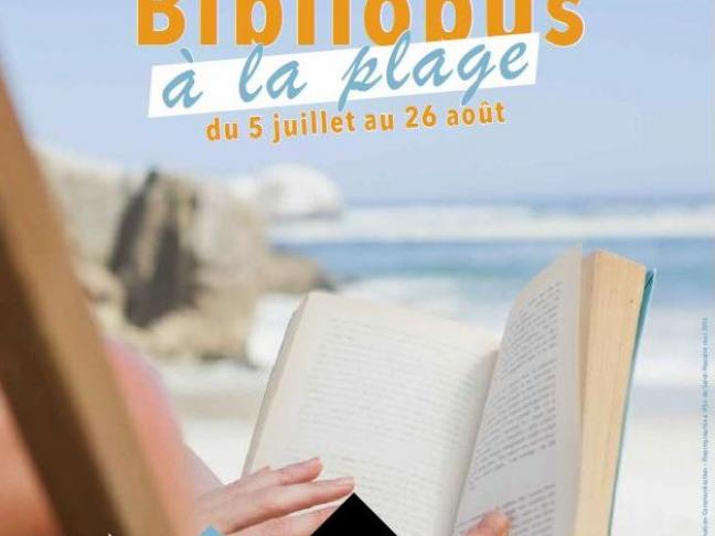 Un bibliobus à la plage