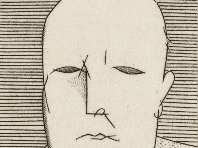 Jean Émile Laboureur, Portrait de l'artiste Date de création estimée entre 1925 et 1928.