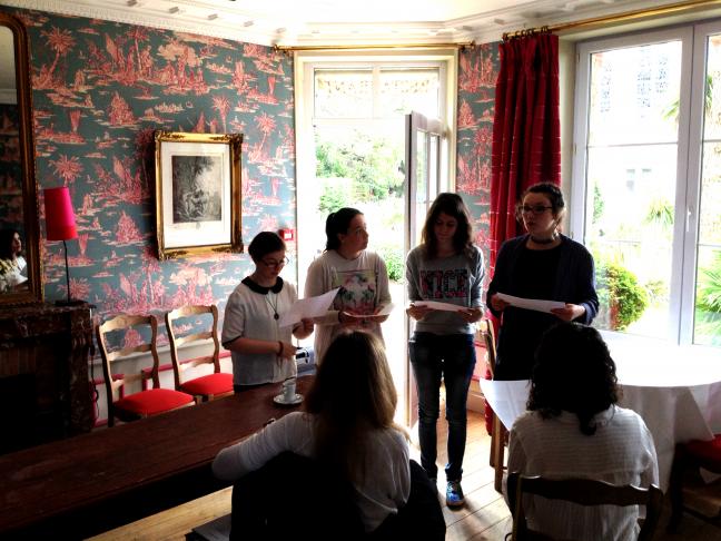 Nolwenn Allain, Candice Mortier, Salomé Guillon, et Ella Benâtre