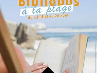 Un bibliobus à la plage