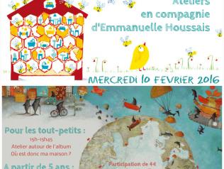 Ateliers en compagnie d'Emmanuelle Houssais