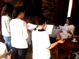 workshop avec Sophie Merceron